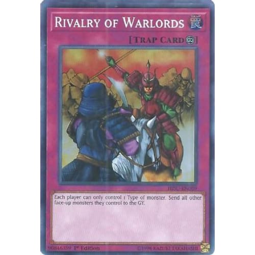 Rivalry of Warlords (HISU-EN059) Super Rare 1st Edition