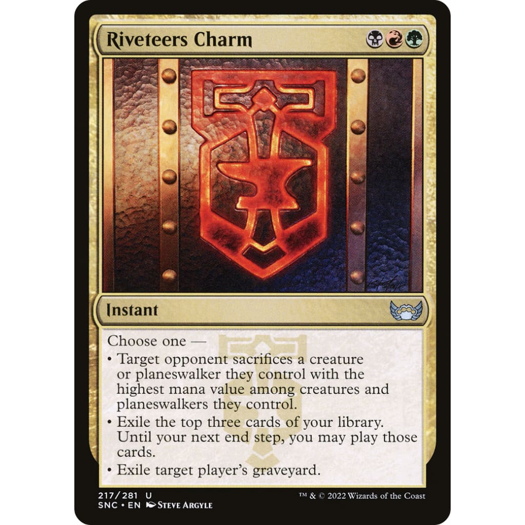 Riveteers Charm (SNC-217) Foil - Single