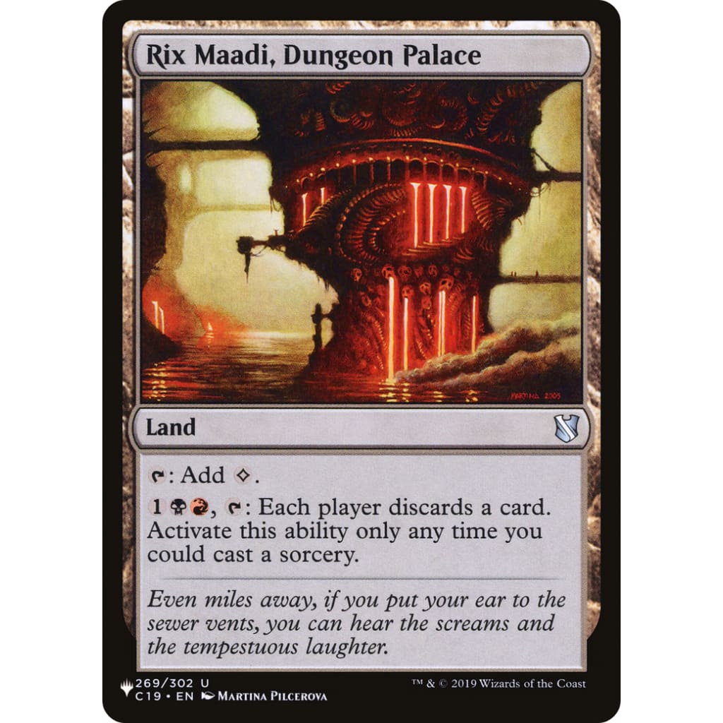 Rix Maadi Dungeon Palace (PLST-C19-269) - Single
