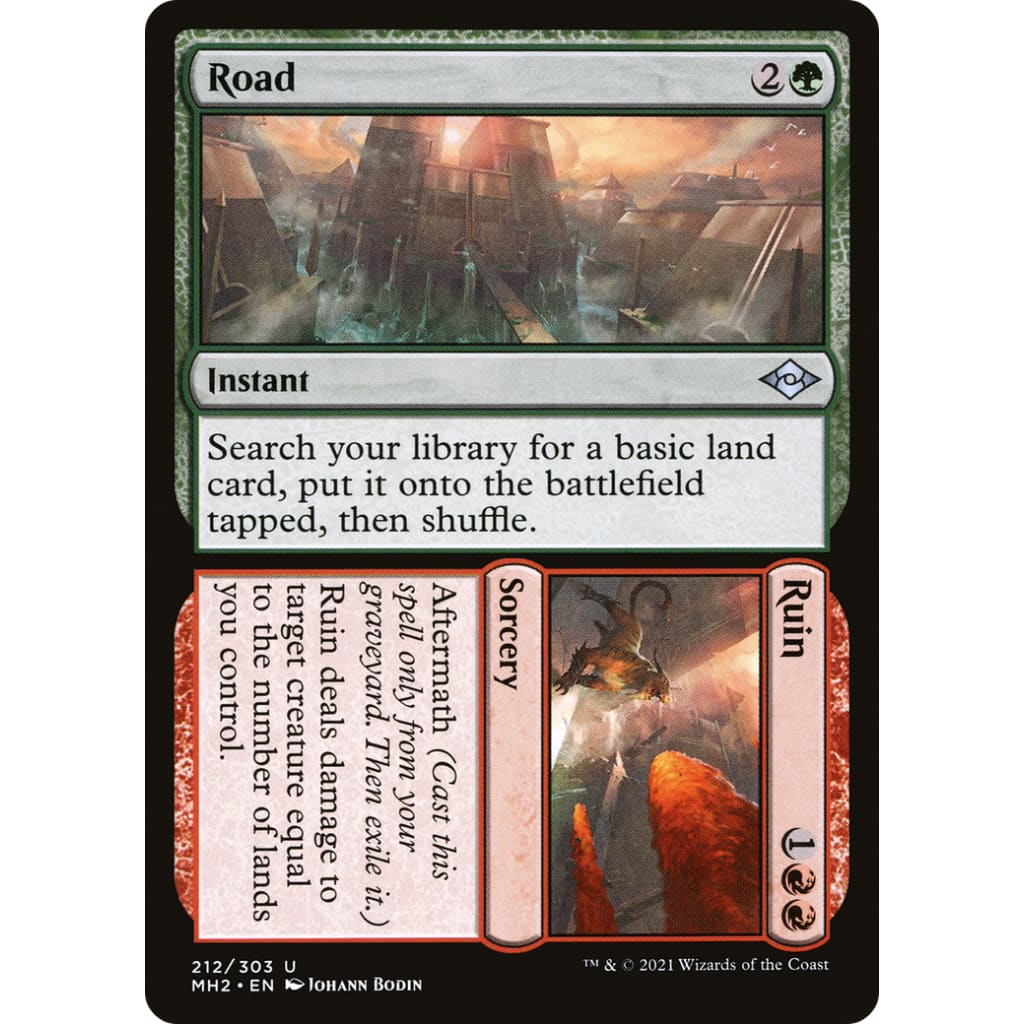 Road // Ruin (MH2-212) Foil - Single