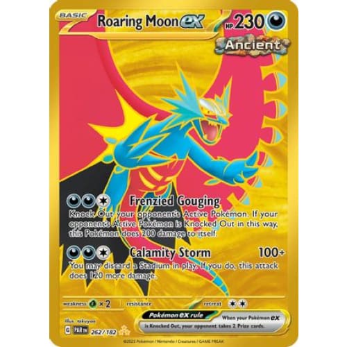 Roaring Moon ex - 262/182 (262) Hyper Rare Holofoil - Single