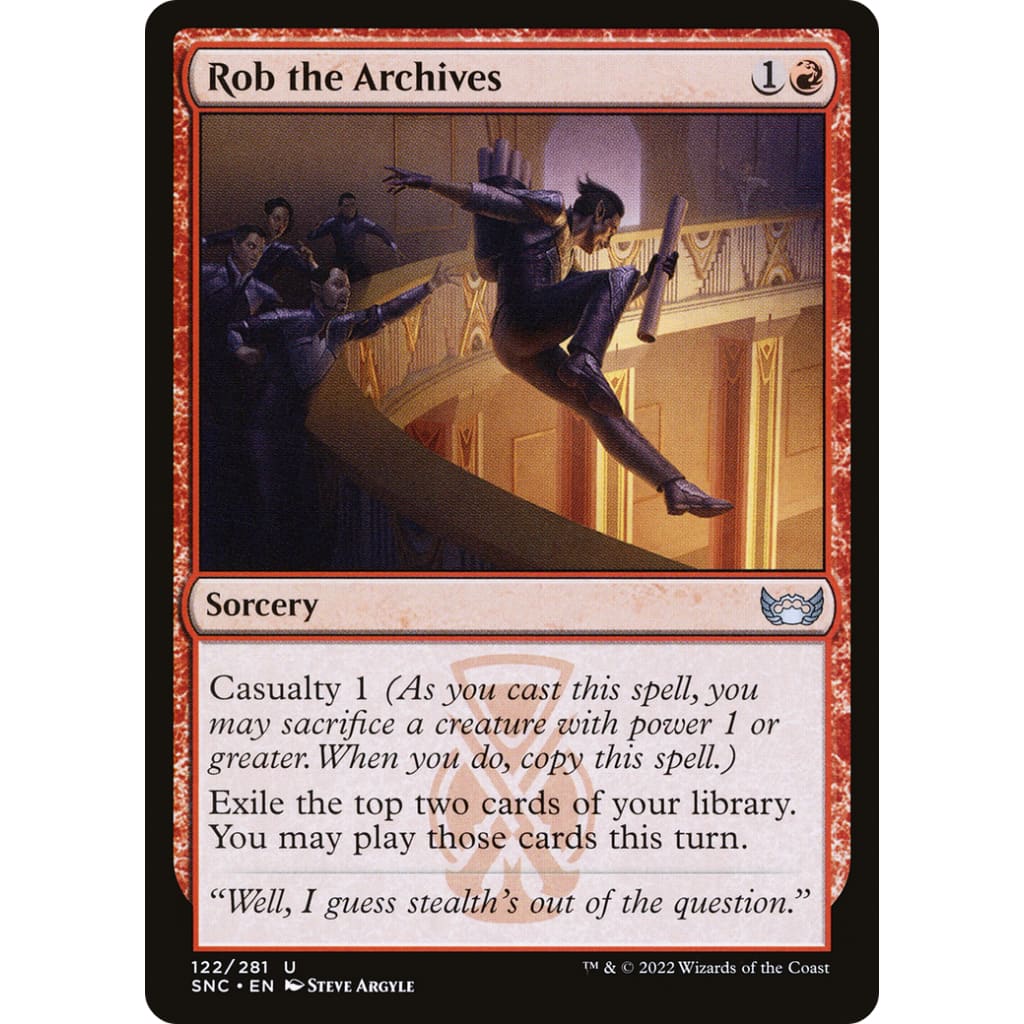 Rob the Archives (SNC-122) Foil - Single