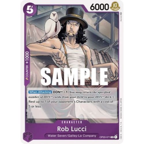 Rob Lucci (071) OP03-071 R Pillars of Strength Foil - Single