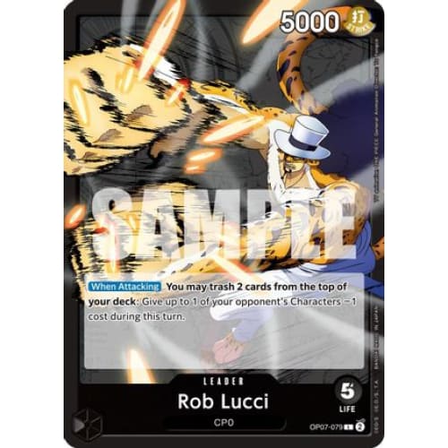 Rob Lucci (079) OP07-079 L 500 Years in the Future - Single