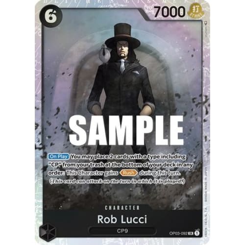 Rob Lucci (092) OP03-092 SR Pillars of Strength Foil