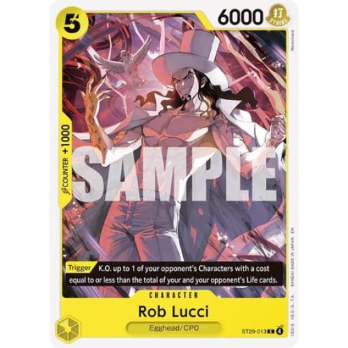 Rob Lucci ST29-013 C Starter Deck 29: Egghead - Single
