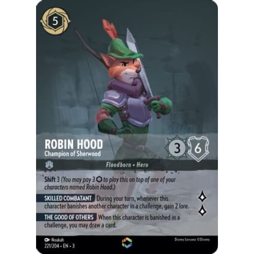 Robin Hood - Champion of Sherwood (Alternate Art) (221/204)