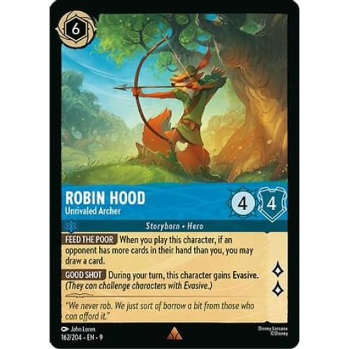 Robin Hood - Unrivaled Archer (162/204) - Fabled - Single
