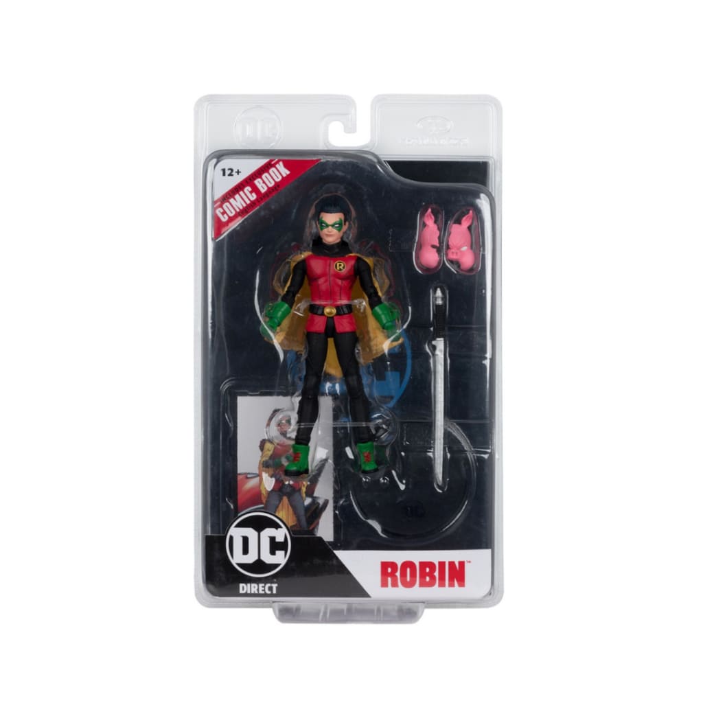 Robin w/Comic (DC Page Punchers: Batman Reborn) 7’’ Figure