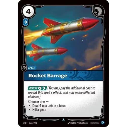 Rocket Barrage (077/221) - Spiritforged - Single