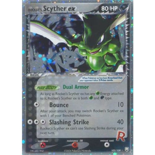 Rocket’s Scyther ex (102) Ultra Rare - Single