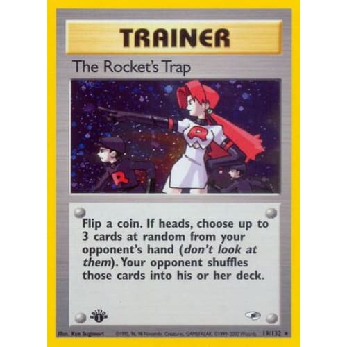 The Rocket’s Trap (019/132) Holo Rare Unlimited Holofoil