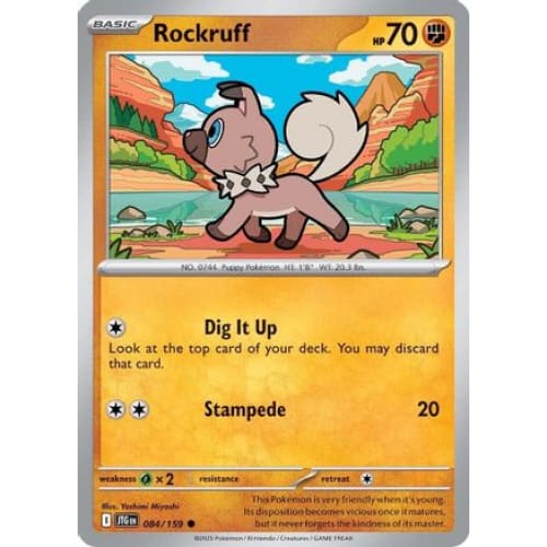 Rockruff (84) Common Reverse Holofoil - Single