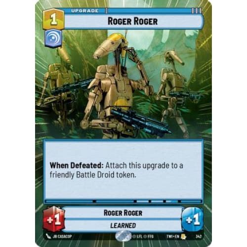 Roger (Hyperspace) (342) Foil - Single