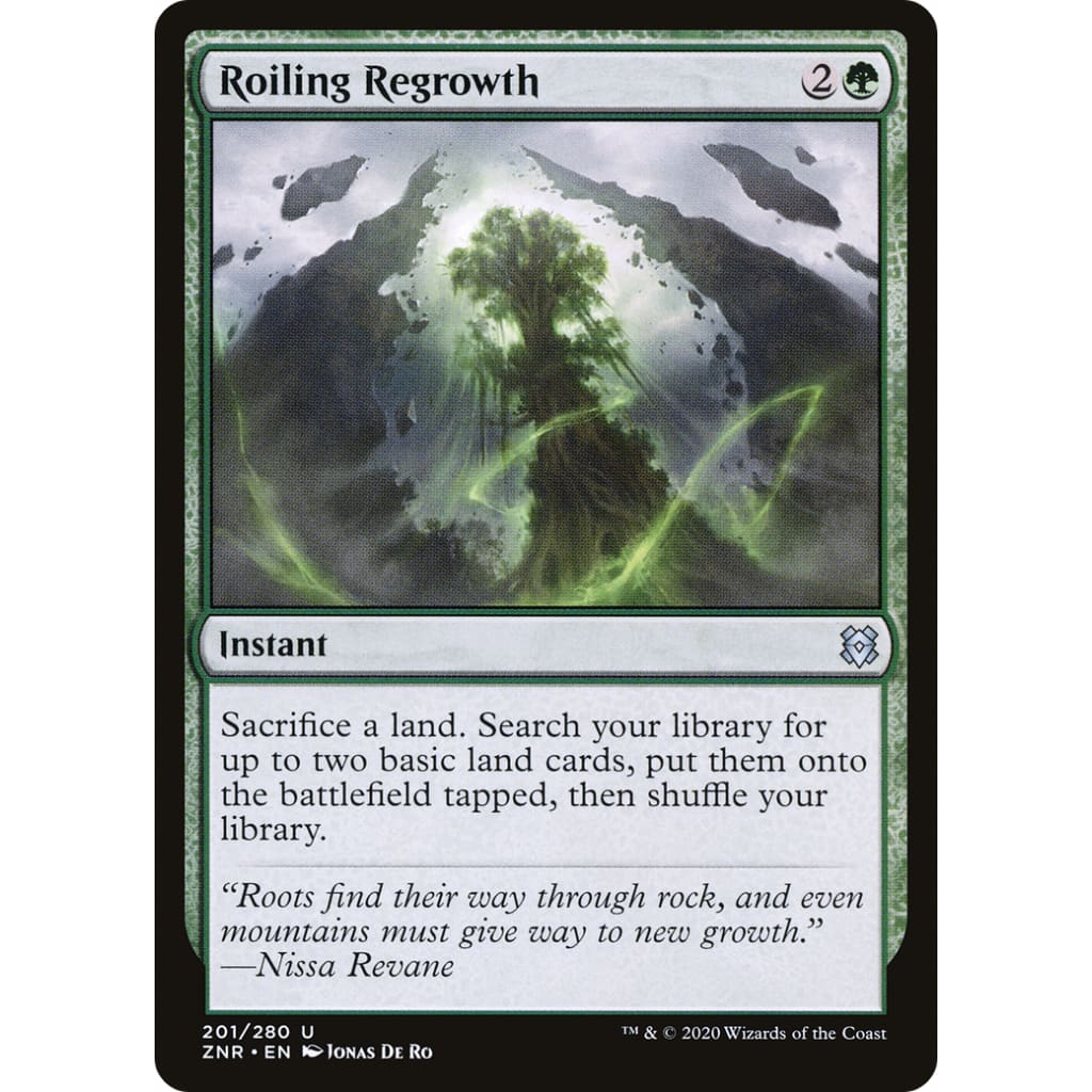 Roiling Regrowth (ZNR-201) Foil - Single