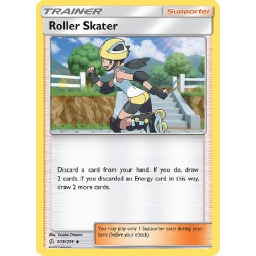 Roller Skater (203/236) Uncommon Reverse Holofoil - Single