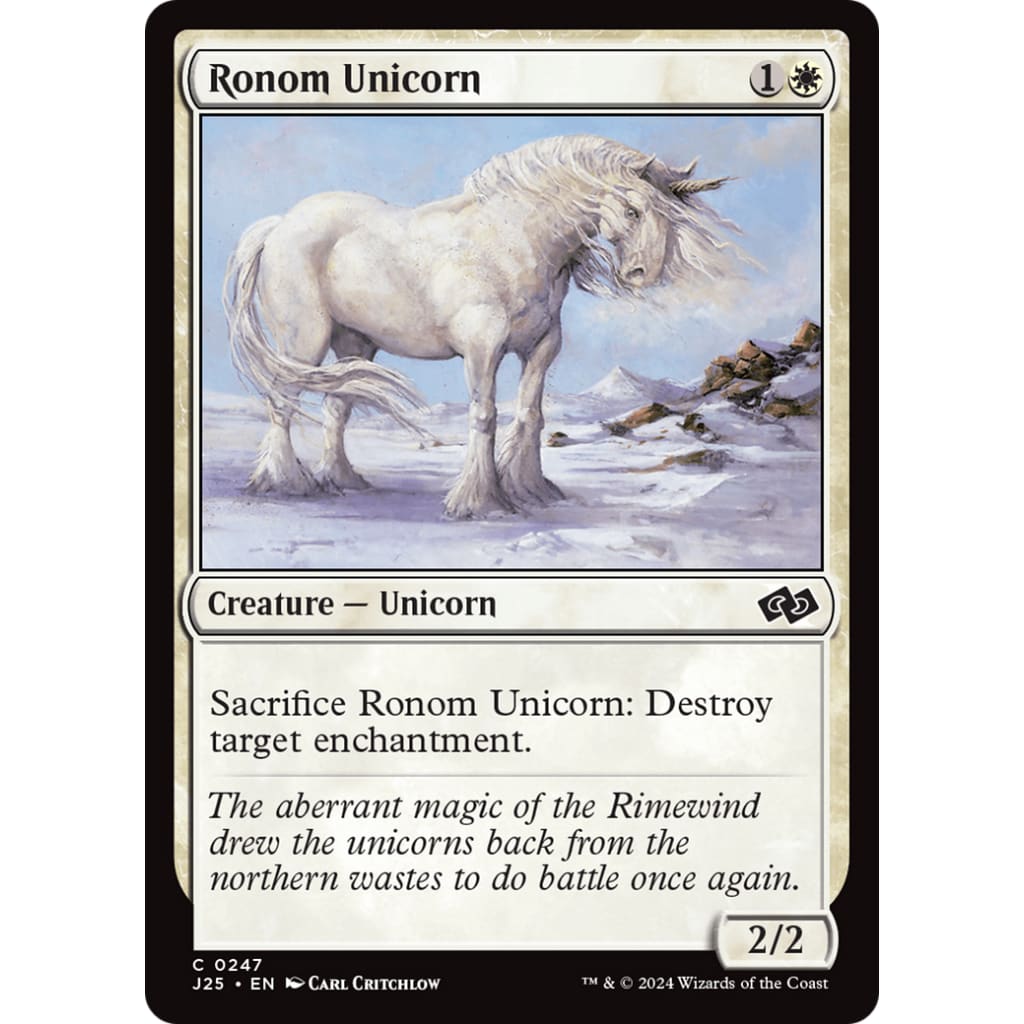 Ronom Unicorn (J25-247) - Single