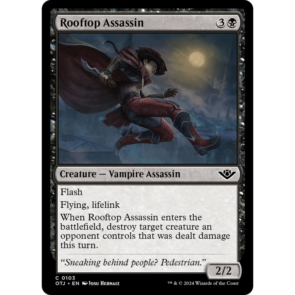 Rooftop Assassin (OTJ-103) Foil - Single