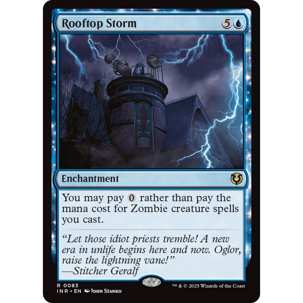 Rooftop Storm (INR-083) - Single