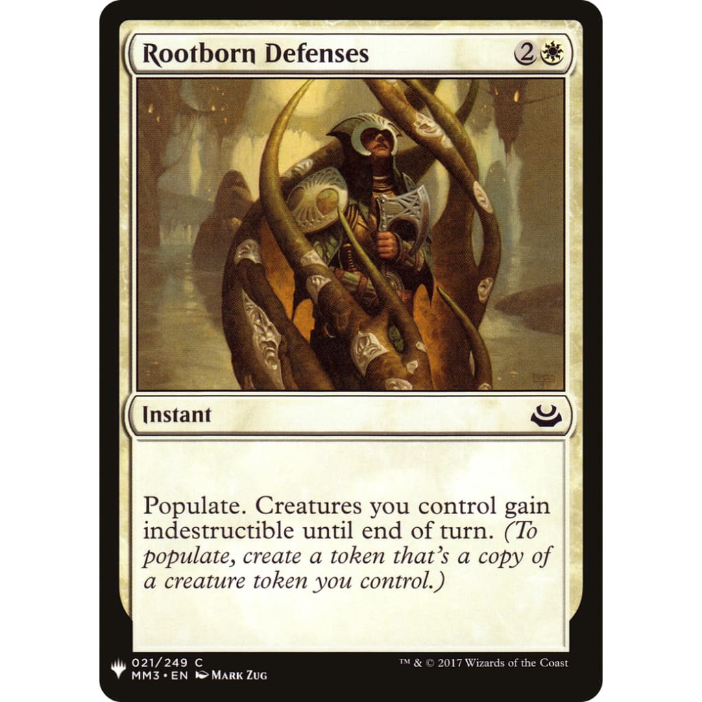 Rootborn Defenses (PLST-MM3-21) - Single