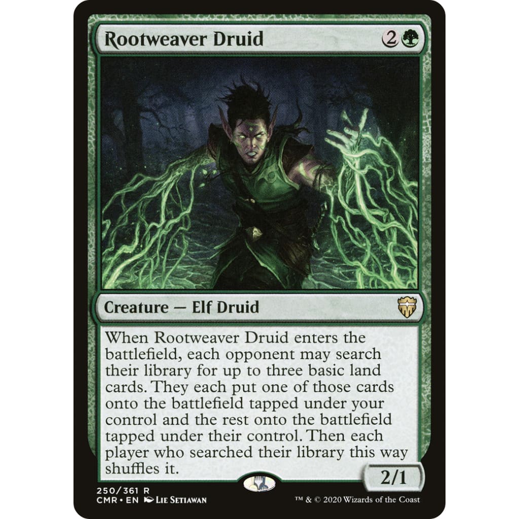 Rootweaver Druid (CMR-250) Foil - Single