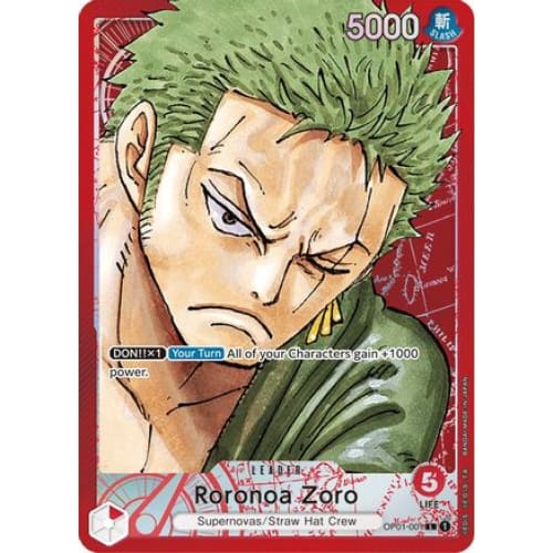 Roronoa Zoro (001) (Parallel) OP01-001 L Romance Dawn