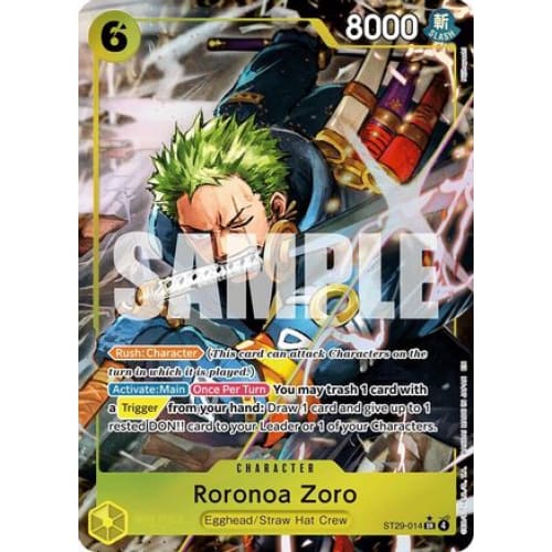 Roronoa Zoro (Full Art) ST29-014 SR Starter Deck 29:
