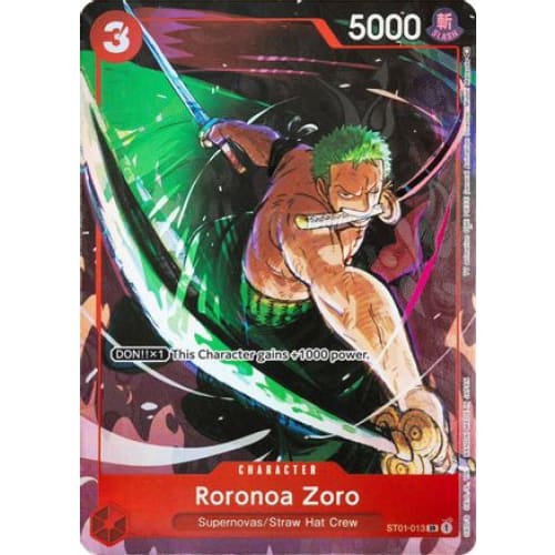 Roronoa Zoro (Gift Collection 2023) ST01-013 SR One Piece