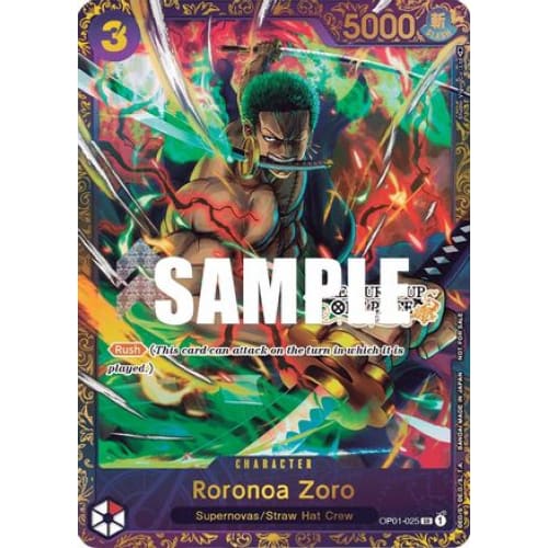 Roronoa Zoro - OP01-025 (Treasure Cup) SR One Piece