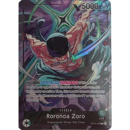 Roronoa Zoro - OP12-020 (Official Playmat Limited Edition