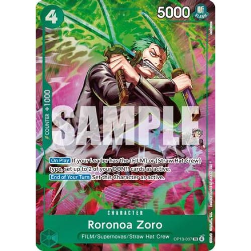 Roronoa Zoro (OP13-037) OP13-037 TR Adventure on Kami’s