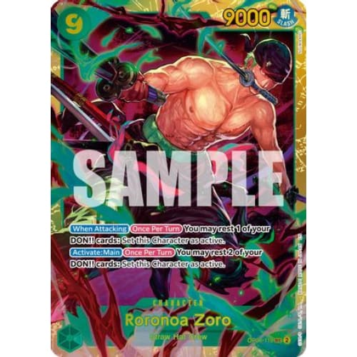 Roronoa Zoro (Reprint) OP06-118 SEC Premium Booster -The