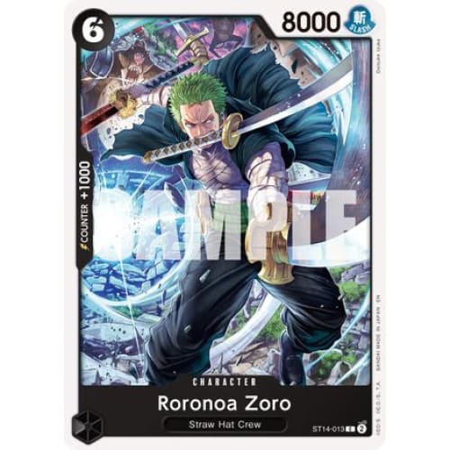 Roronoa Zoro - ST13-013 (Reprint) ST14-013 C Premium