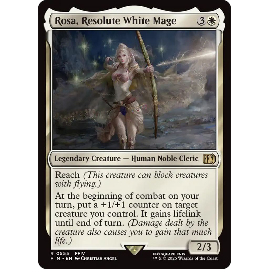 Rosa Resolute White Mage (FIN-555) - Single