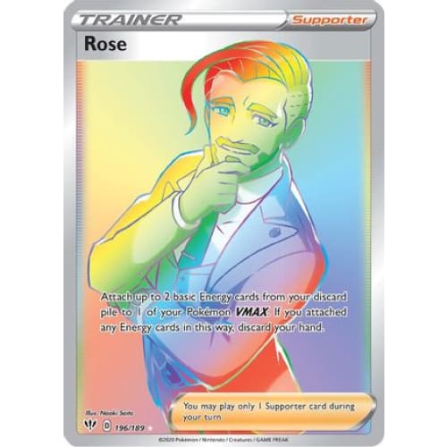 Rose (196/189) Holo Rare Holofoil - Single