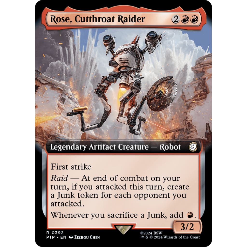 Rose Cutthroat Raider (PIP-392): (Extended Art) Foil