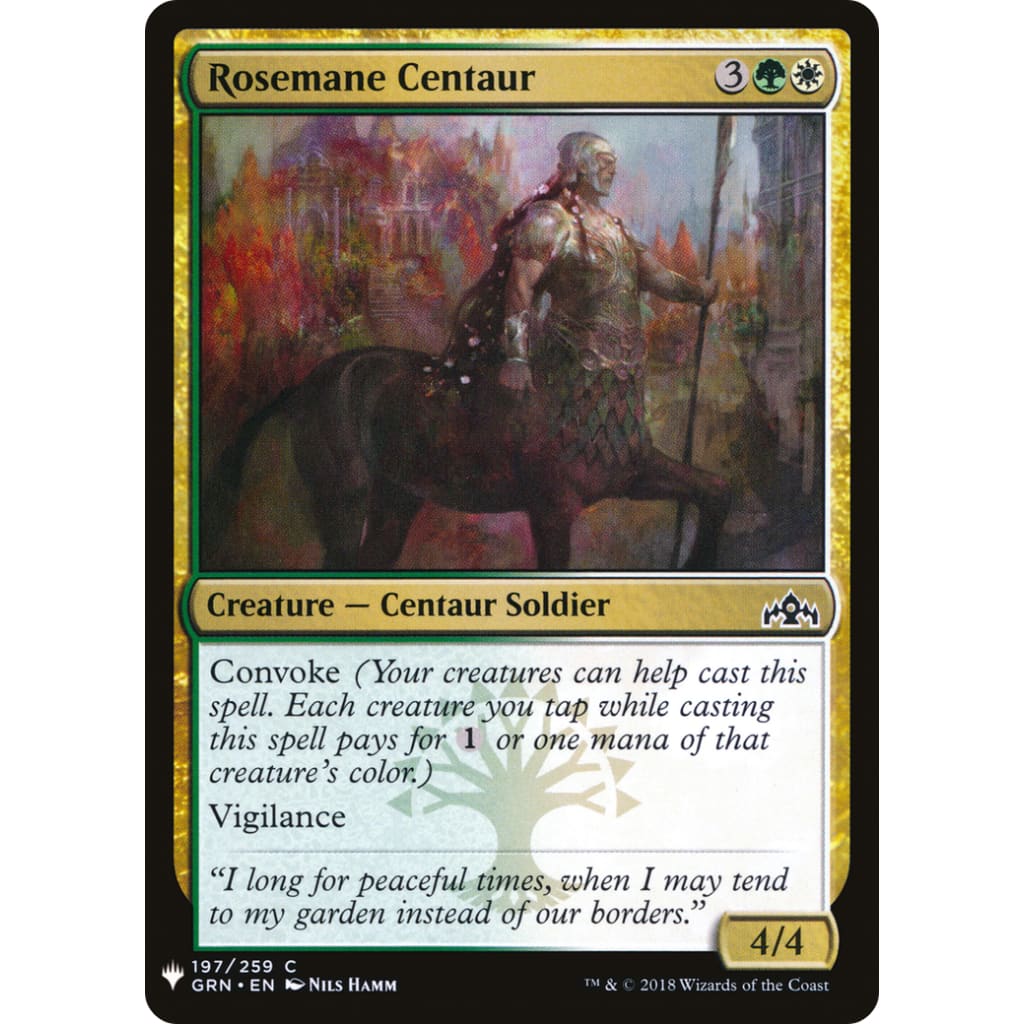 Rosemane Centaur (PLST-GRN-197) - Single