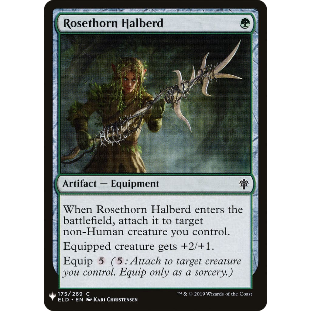 Rosethorn Halberd (PLST-ELD-175) - Single