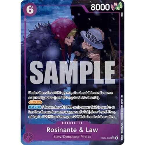 Rosinante & Law (Alternate Art) EB04-038 SR The Azure Sea’s