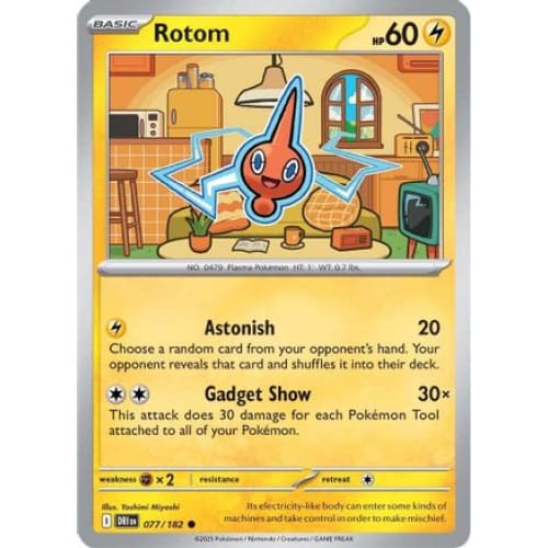Rotom - 077/182 (77) Common Reverse Holofoil - Single