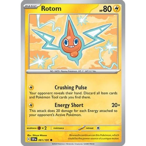 Rotom (61) Common Reverse Holofoil - Single