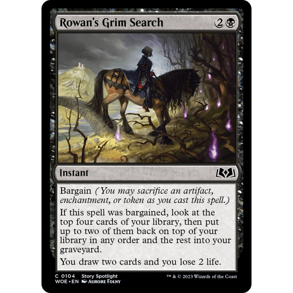Rowan’s Grim Search (WOE-104) - Single