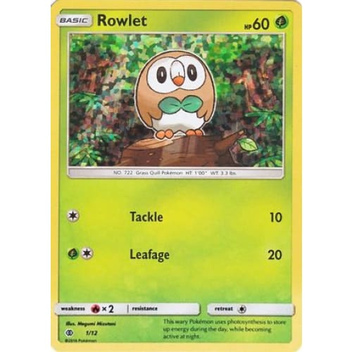 Rowlet (001/012) Promo Holofoil - Single