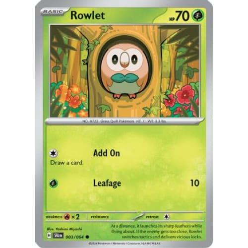 Rowlet (3) Common - Single