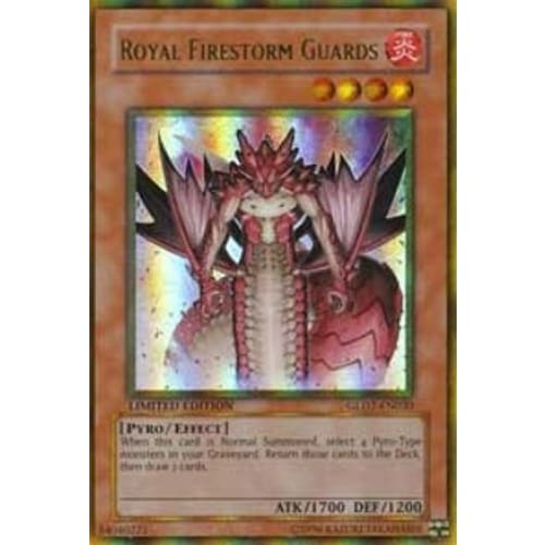 Royal Firestorm Guards (GLD2-EN030) Ultra Rare Limited