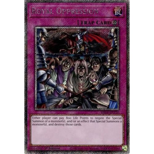 Royal Oppression (Platinum Secret Rare) - RA04-EN120