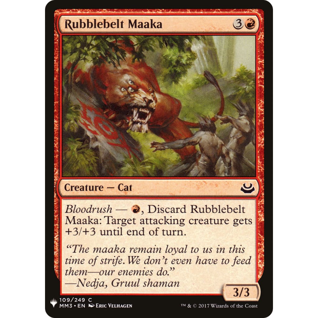 Rubblebelt Maaka (PLST-MM3-109) - Single