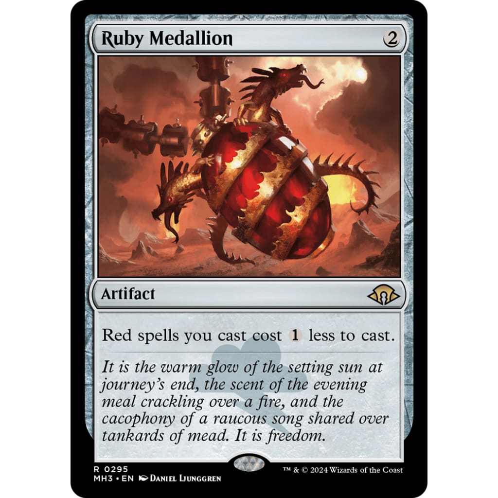 Ruby Medallion (MH3-295) Foil - Single