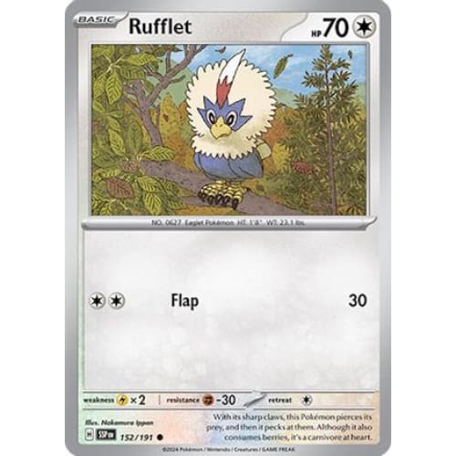Rufflet (152) Common Reverse Holofoil - Single