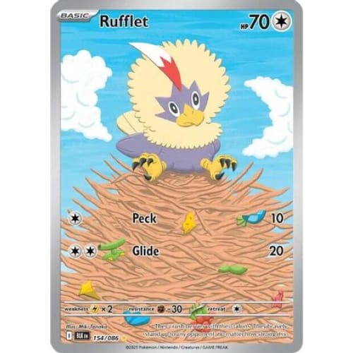 Rufflet - 154/086 (154) Illustration Rare Holofoil - Single